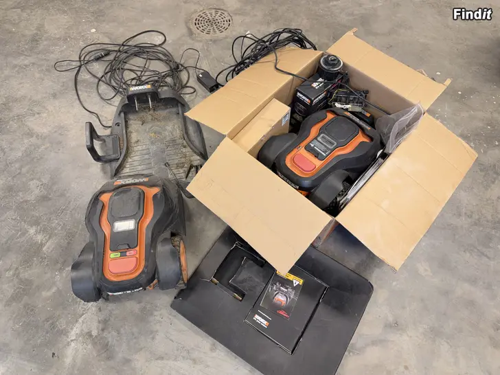Säljes Worx robot gräsklippare 2st