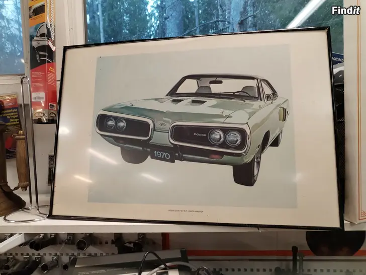 Myydään Dodge Coronet taulu