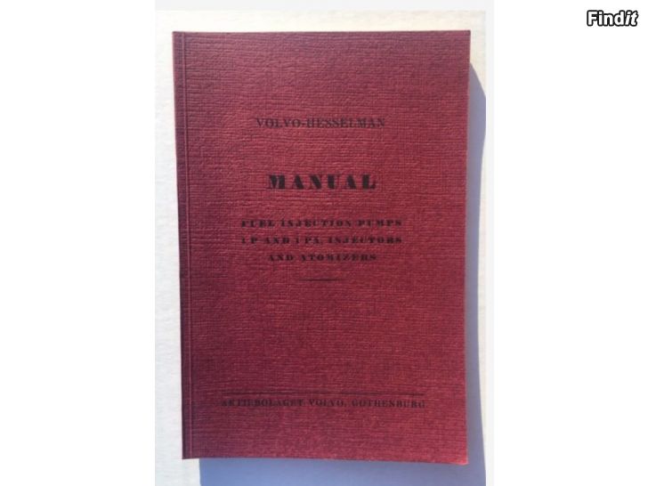 Säljes Volvo-Hesselman manual år 1937