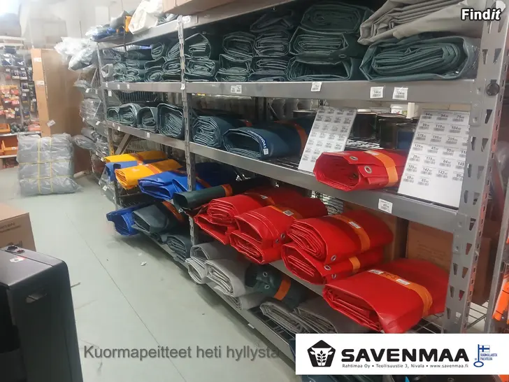Myydään Kuormapeitteet,-pressut heti hyllystä,paljon kokoja