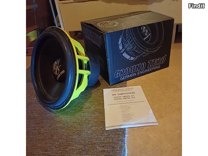 Myydään Säljes Ground zero 15tum