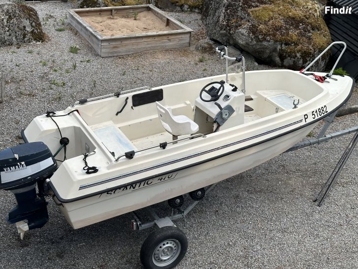 Myydään Scantic 470  Yamaha 40