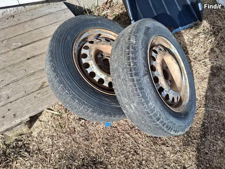 Säljes 4st släpvagnsdäck 4x100, 155/80 R13