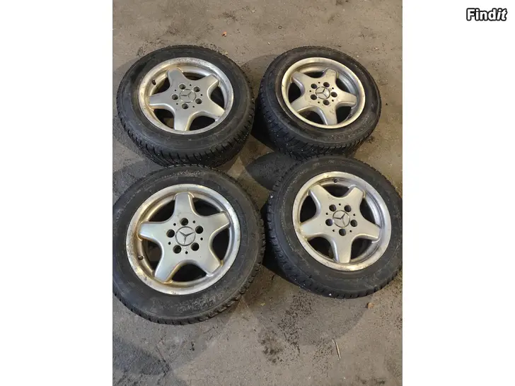 Myydään Myydään Mb 15 vanteet nastarenkailla