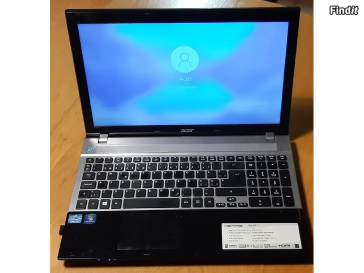 Myydään Acer Aspire V3-571