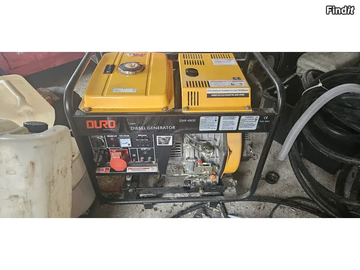Säljes 5KW dieselaggregat Duro DX-4800 - 3FAS