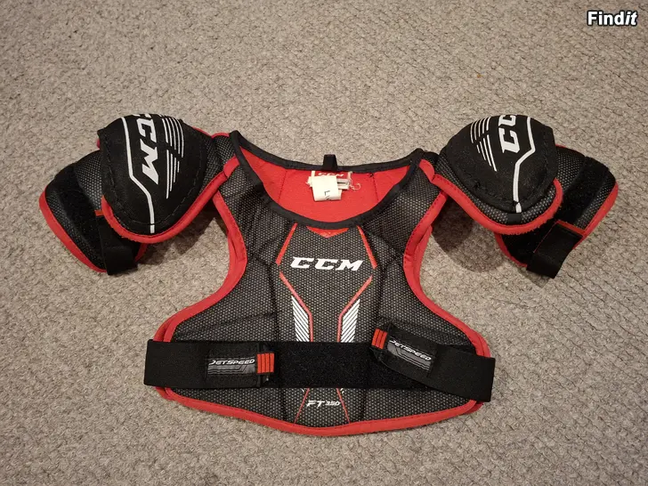Säljes Hockey bröstskydd och armbågsskydd CCM yth L