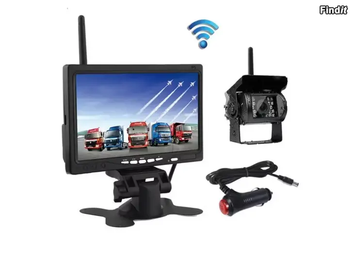 Myydään Langaton digitaalinen peruutuskamera 7 IPS-näytöllä  100 m kantama, pimeänäkö