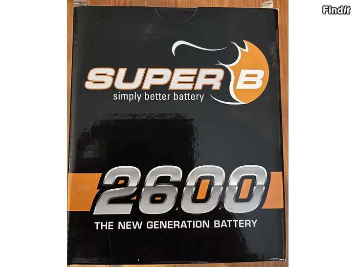 Myydään Super B 2600 LiFePO4 akku / mönkijään / moottoripyörään