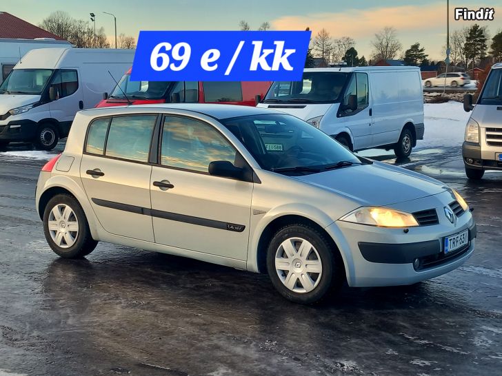 Myydään Renault Megane 1.4 Bensa 5-ov.VÄHÄN AJETTU