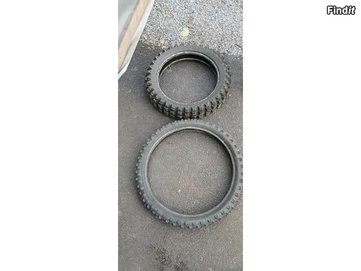 Säljes MC Cross däck  130/80-17  80/100-21