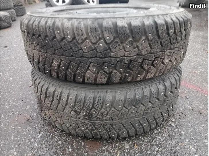 Myydään Nastarenkaat 175/70R14 vanteet 4-108 Ford