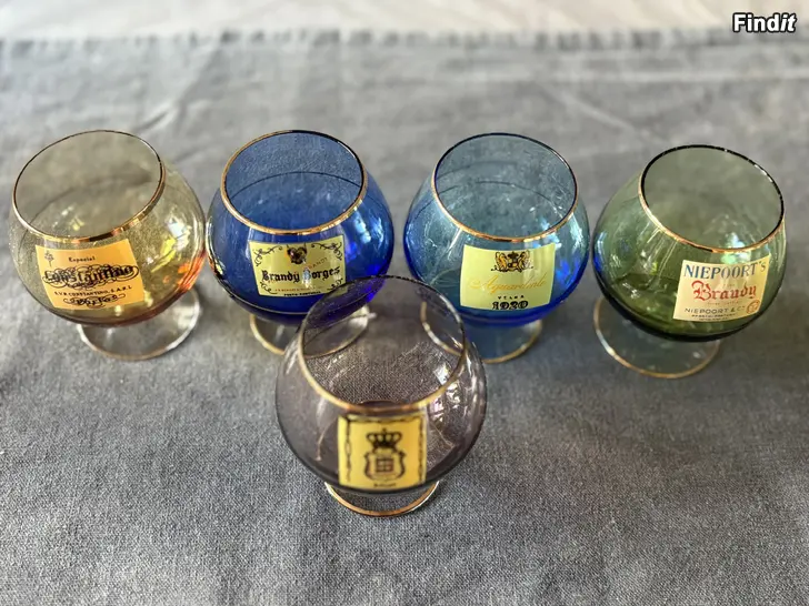 Säljes Vintage Brandy Glasses