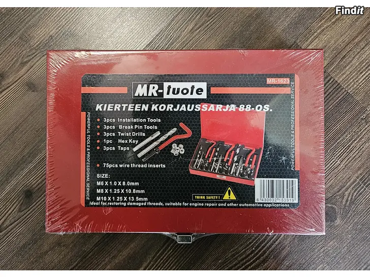 Säljes MR-Tuote Kierteen korjaussarja 88 os