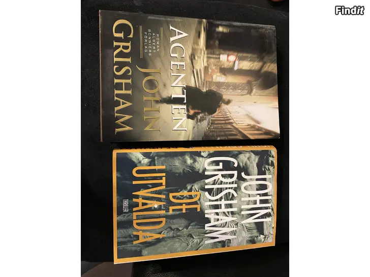 Myydään John Grisham 2 böcker Agenten, De utvalda