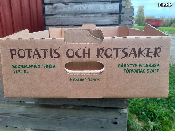 Säljes Potatis- och rotfruktslådor