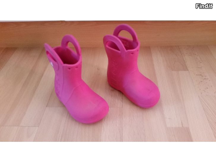 Säljes Crocs pink C7 saappaat  -12e