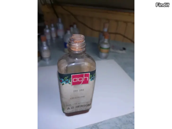 Säljes Arom flaska A.G.Herson Cologne Retro