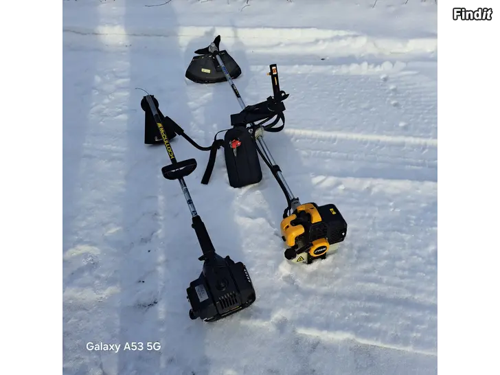 Säljes 2 st. Gräsröijare Stiga 34D och trimmer  McCulloh MT 270 X