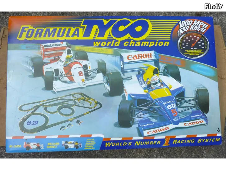 Myydään Formula Tyco autorata 18,3 metrinen