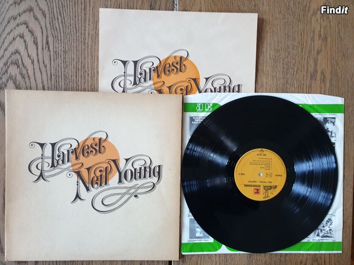 Säljes Neil Young, Harvest. Vinyl LP