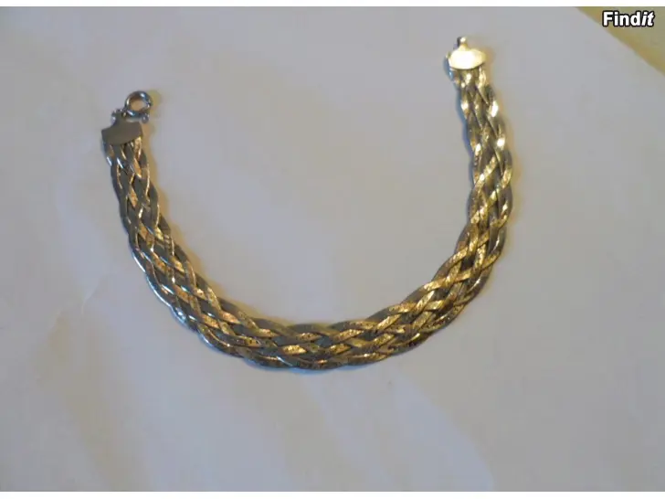 Säljes Hopeinen rannekoru 18,5cm