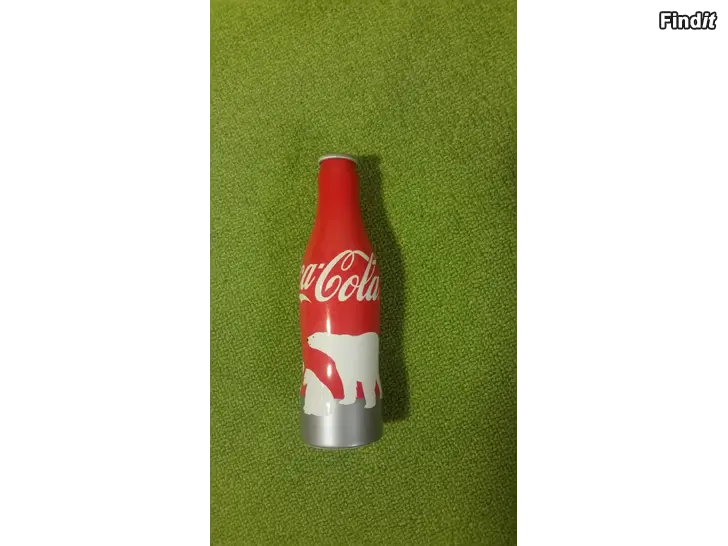 Myydään Coca-Cola alumiininen pullo 250ml v.2012 jääkarhu logolla - hinta 8e