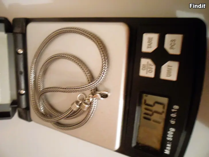 Myydään Kalevala verkkoketju 14,5g Hopea