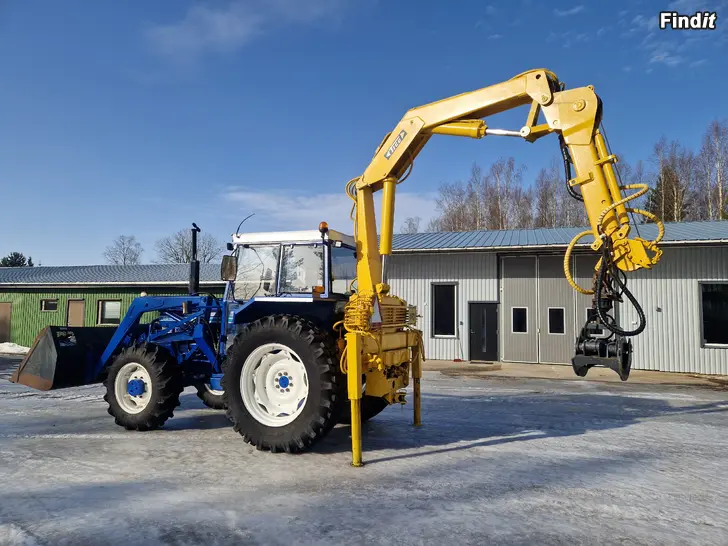 Säljes Ford 6610 med TICO-kran