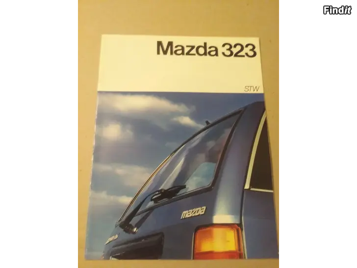 Myydään Mazda 323 stw esite