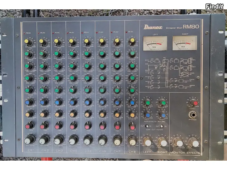 Säljes Retromixer 8 kanaler