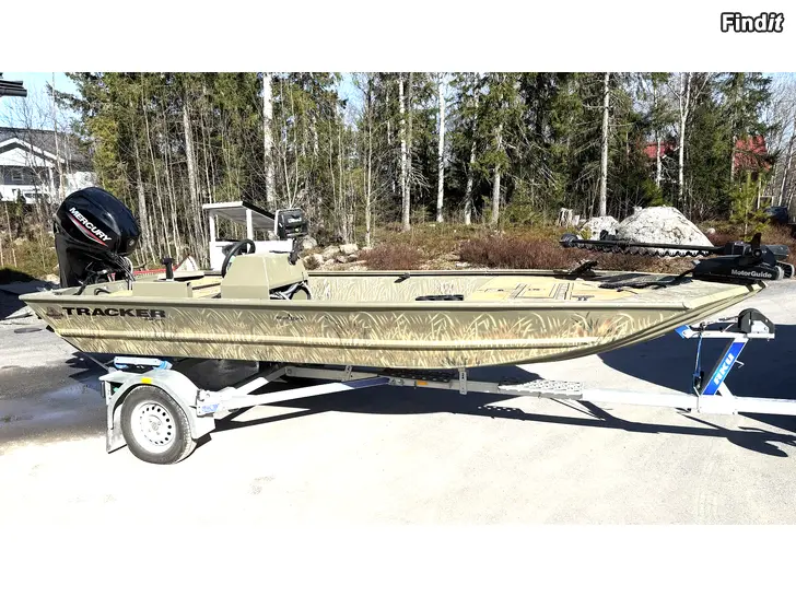 Säljes Grizzly 1648 Grassland + Mercury 40 hk + trailer  komplett fiske-/jaktpaket