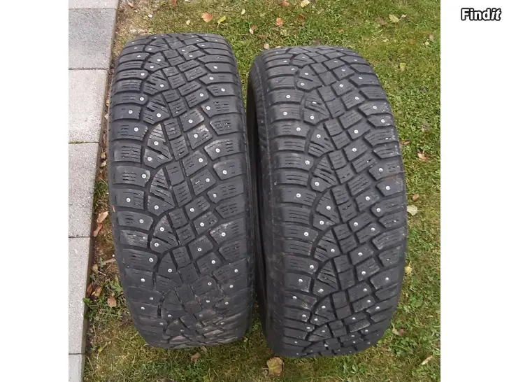 Myydään 2 kpl Talvirenkaat Continental IceContact2 195 60 16