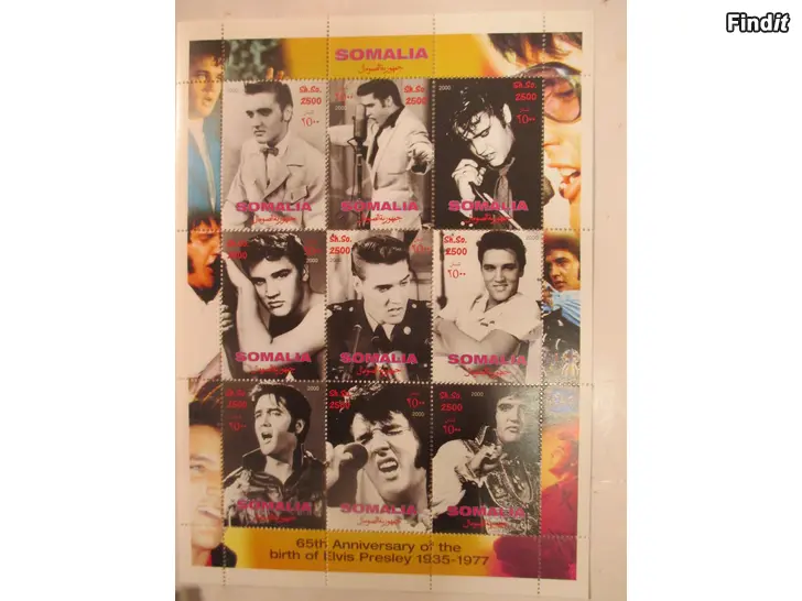 Myydään ELVIS PRESLEY, pienoisarkki v. 2000