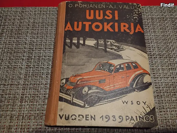 Säljes Uusi Autokirja O-Pohjanen-A.I. Valli