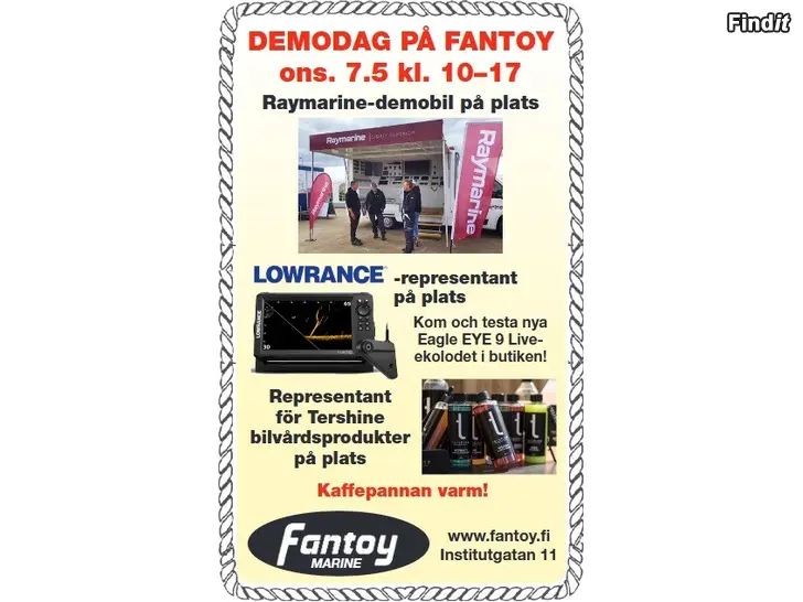 Säljes Marinelektroniks DEMODAG hos Fantoy