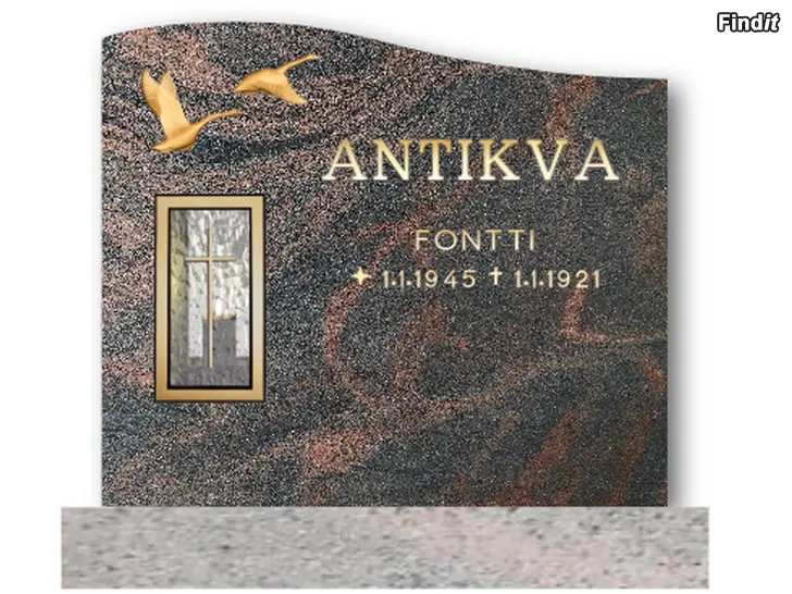 Säljes BEHÖVER GRAVSTENEN FÖRGYLLAS