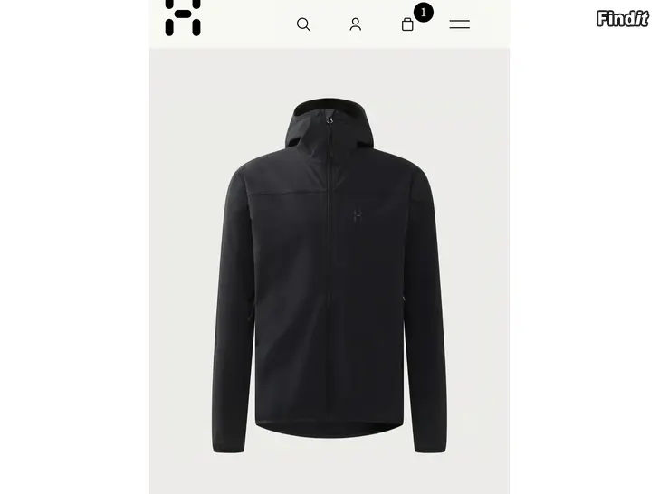 Myydään Uusi Haglöfs apex II hood softshell takki