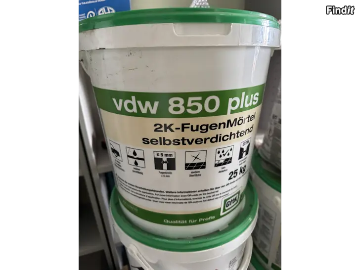 Säljes Fogmassa för gårdsstenar VDW 850 Plus