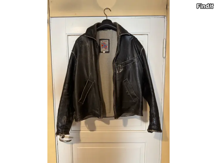 Myydään Vanha Nahkatakki