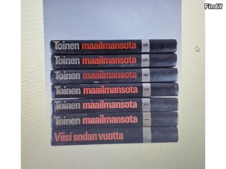 Myydään Toisenmailmansodan Historia kuvitettu