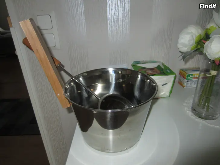 Säljes Saunakiulu ja kauha