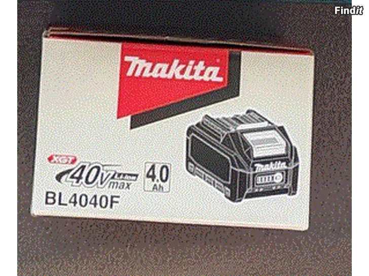 Myydään Uusi Makita 191ON6-8 BL4040F 40V 4,0Ah akku