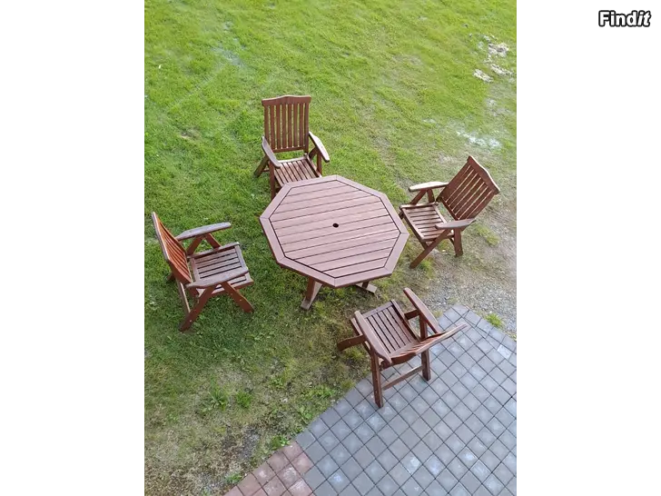 Säljes Trädgårdsbord och stolar