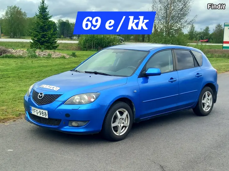 Myydään Mazda 3 Elegance 1.6 Bensa 5-ov.JUURI KATSASTETTU
