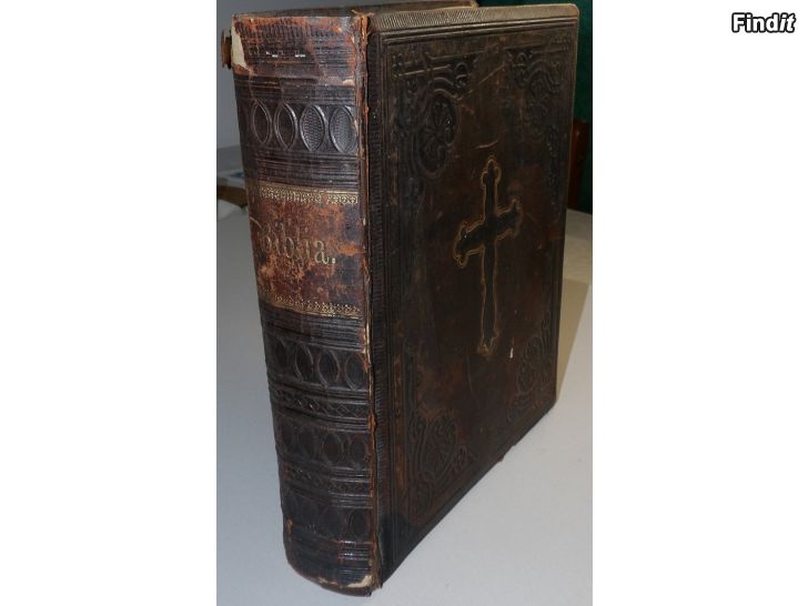 Säljes Wanha HARVINAINEN BIBLIA-Raamattu vuodelta 1878