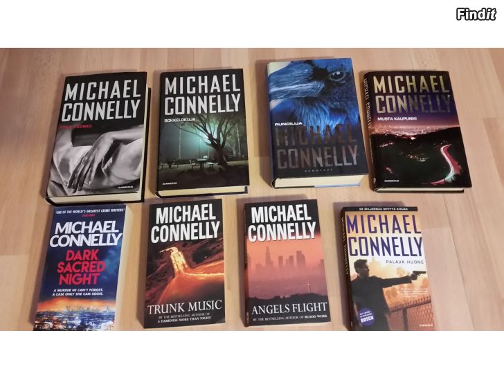 Myydään Michael Connelly kirjat yht 12e