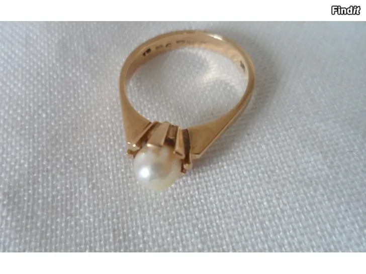 Myydään Kultasormus 3,2g koko 17 Vintage