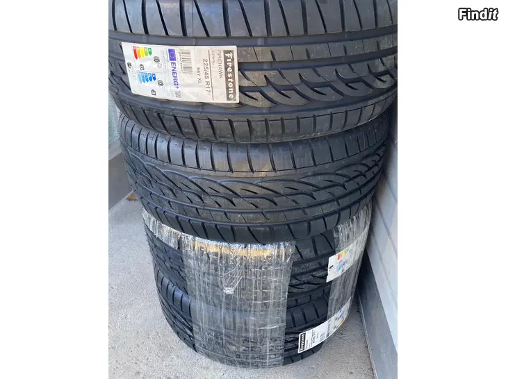 Myydään Uudet Firestone 225/45R17 XL kesärenkaat