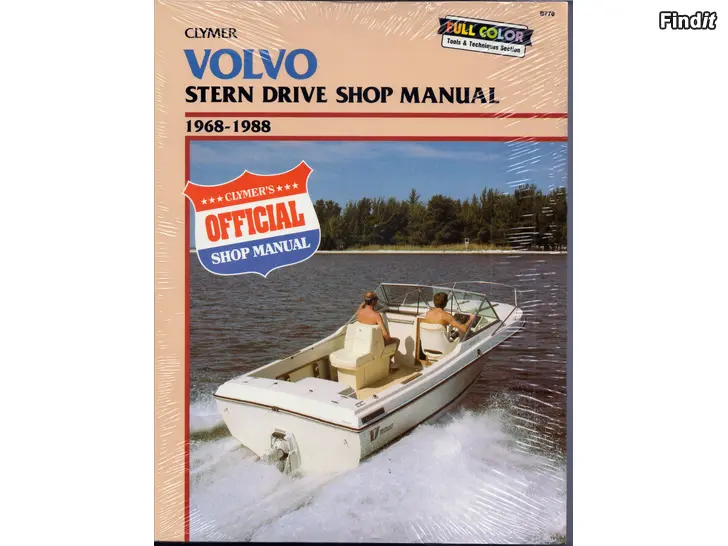 Myydään Volvo Stern Shop Manual 1968 - 88. Ym
